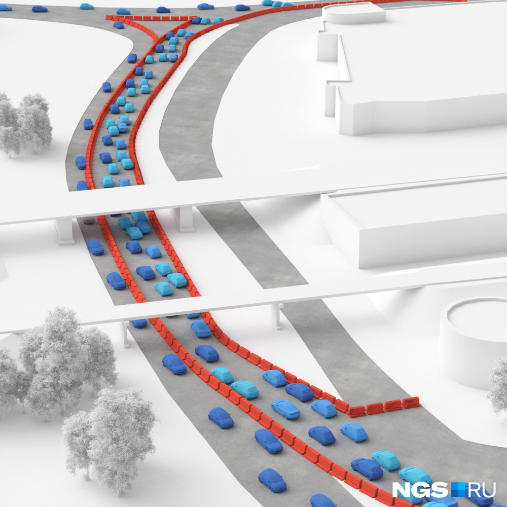 Новосибирск схема нового моста