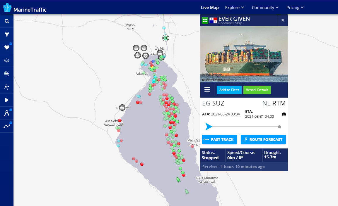 Marinetraffic на русском на карте