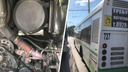 Ростовские власти заявили, что автобус на проспекте Стачки не горел. Он просто перегрелся на жаре