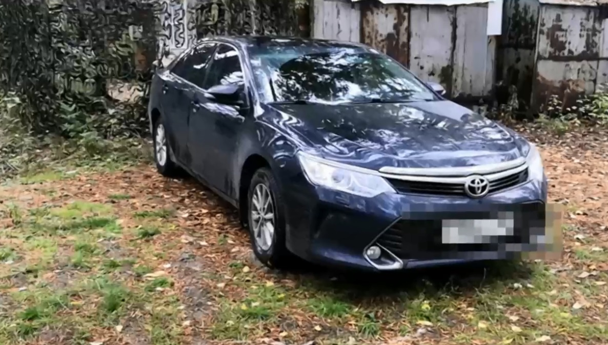 Одна из похищенных Toyota Camry Одна из похищенных Toyota Camry