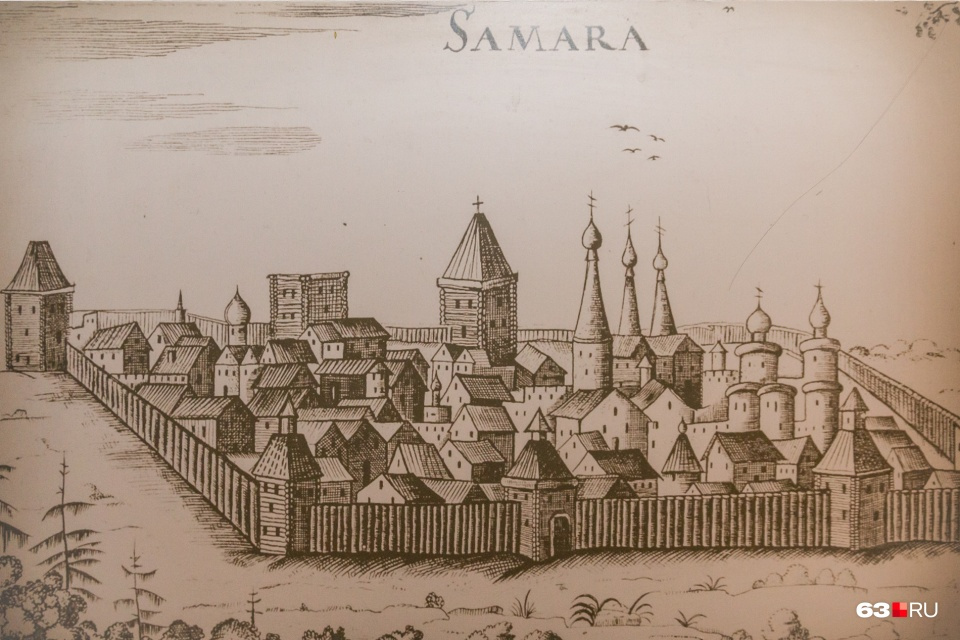 Рисунок Адама Олеария, который он сделал 28 августа 1636 года (в некоторых источниках встречается 1634 год) Рисунок Адама Олеария, который он сделал 28 августа 1636 года (в некоторых источниках встречается 1634 год)