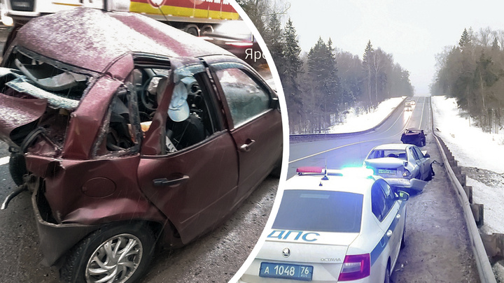 На подъезде к Переславлю случилось массовое ДТП: разбиты четыре машины, есть пострадавшие