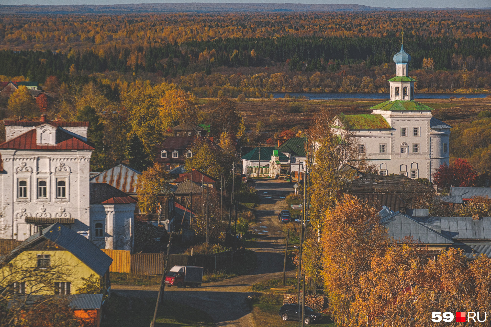 Так выглядит северная часть городка Так выглядит северная часть городка