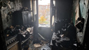 Появились фото изнутри сгоревших квартир на Ново-Садовой