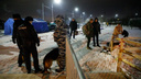 В Волгограде полиция посчитала уже окунувшихся в прорубь волгоградцев