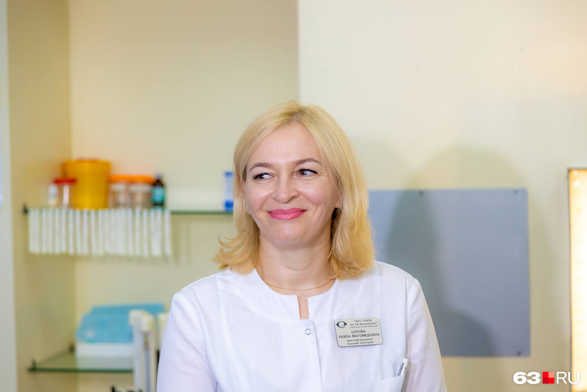 Офтальмолог Лейла Цурова тоже работала с пациентом