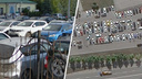 В Екатеринбурге черные парковщики захватили одну из самых крупных стоянок Октябрьского района