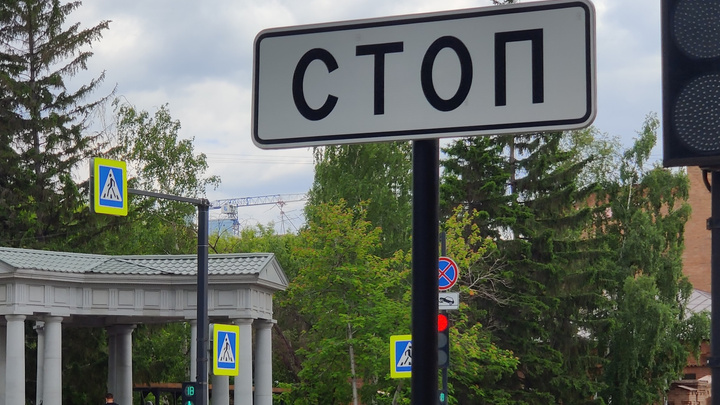 «Простой способ улучшить город»: красноярский активист предложил перекрасить серые столбы дорожных знаков в черный