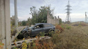 В Самарской области водитель Оpel Astra разбился насмерть о бетонную стену