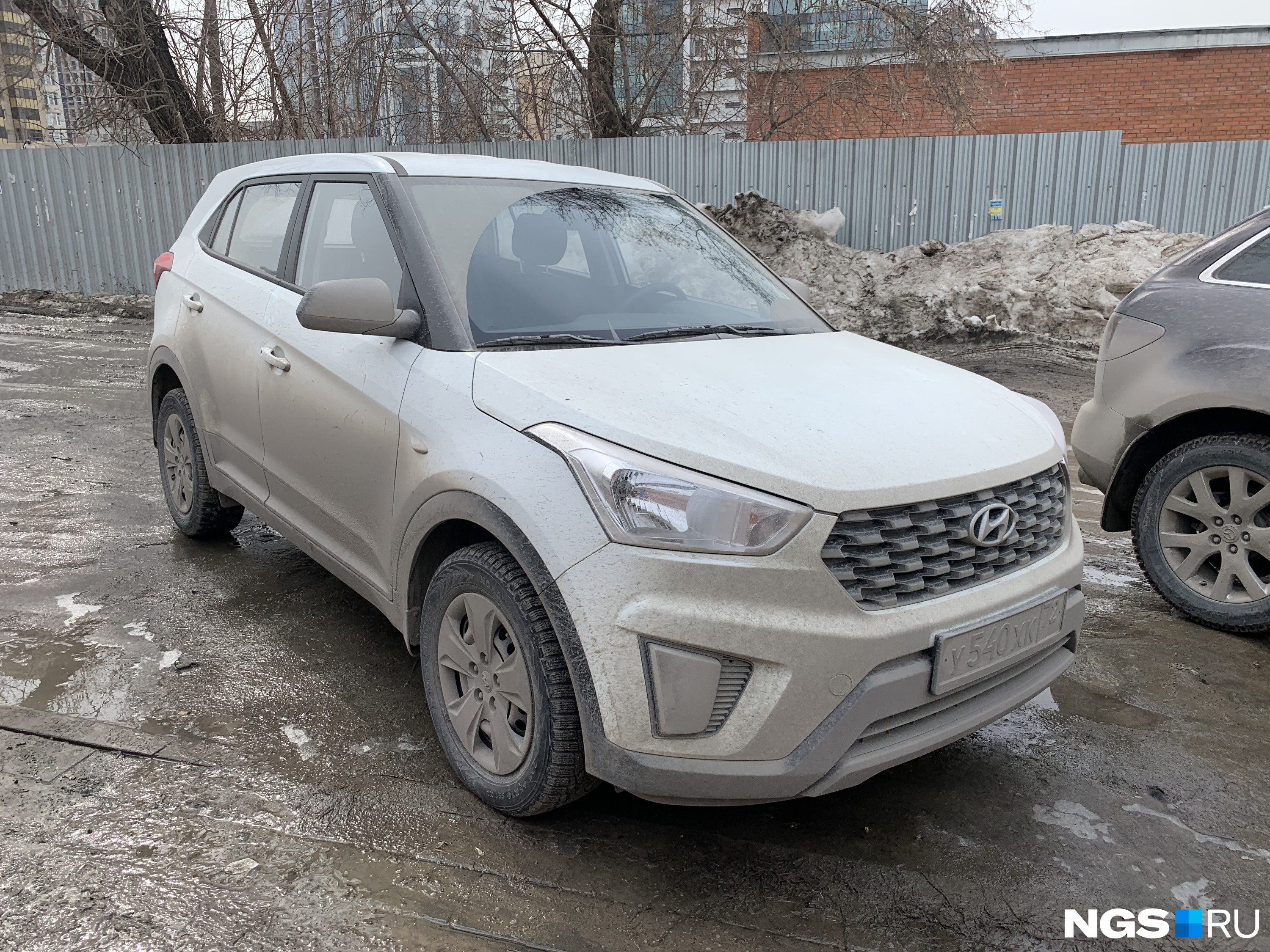 Свежая Hyundai Creta без специальной окраски