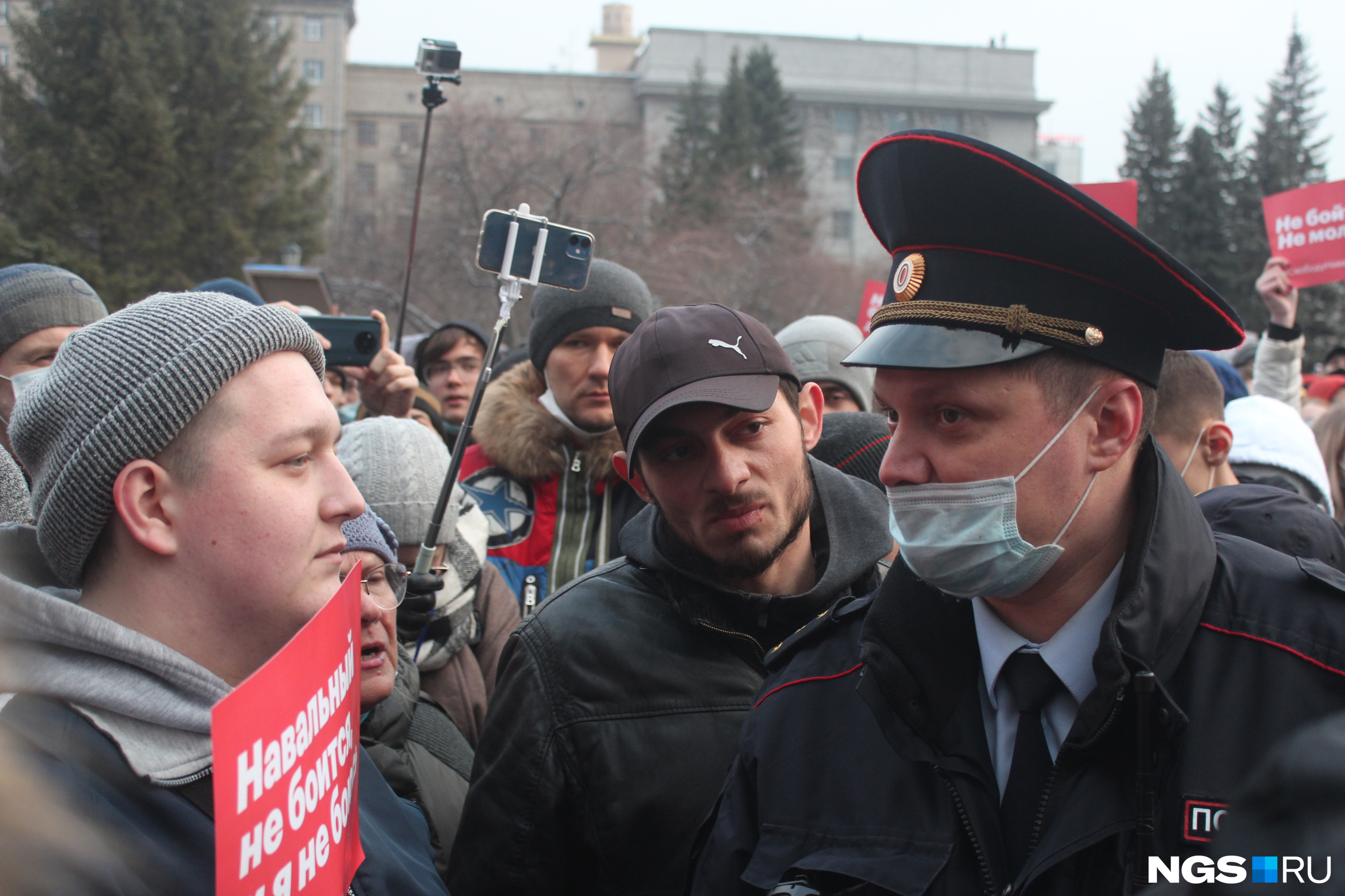 Полиция вела себя на удивление корректно