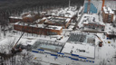 Показалась крыша: посмотрите, как продвинулось строительство <nobr class="_">COVID-госпиталя</nobr> в Самаре
