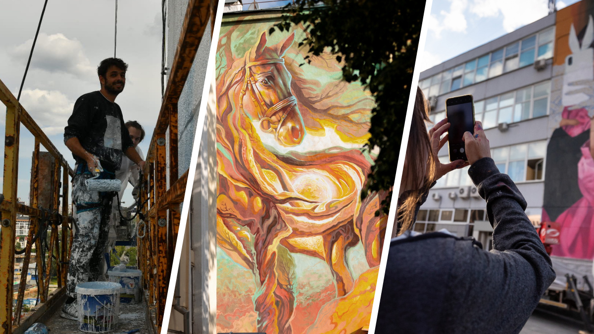 Как уличные художники превращают Екатеринбург в столицу стрит-арта. Репортаж со «Стенограффии»