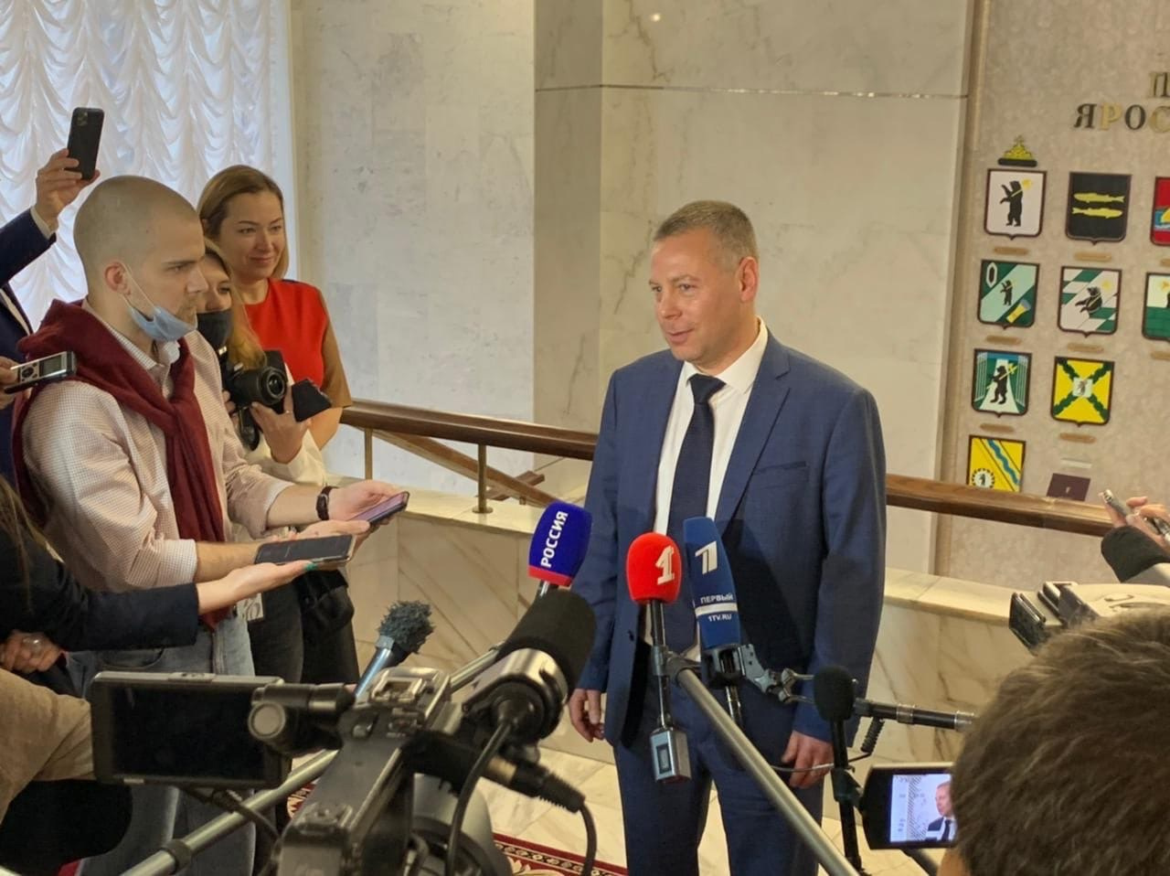 Михаил Евраев отметил, что для него большая честь служить людям в Ярославской области Михаил Евраев отметил, что для него большая честь служить людям в Ярославской области
