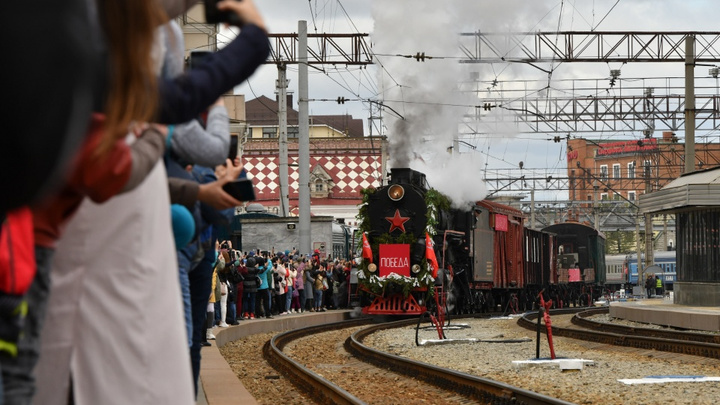 На тюменском вокзале остановится «Поезд Победы». Публикуем точное время прибытия