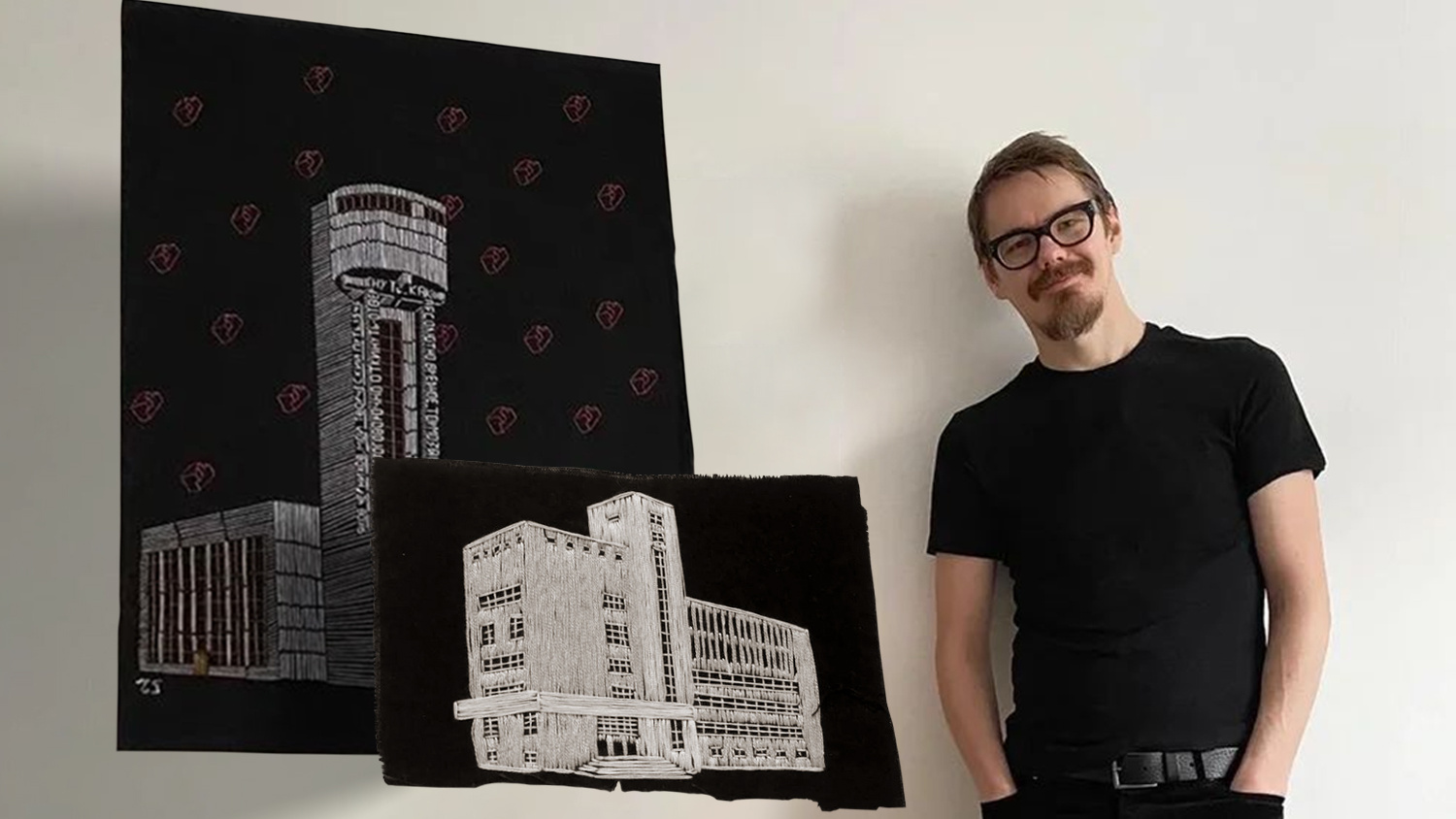 Дизайнер из Петербурга вышил Белую башню и гостиницу «Исеть»