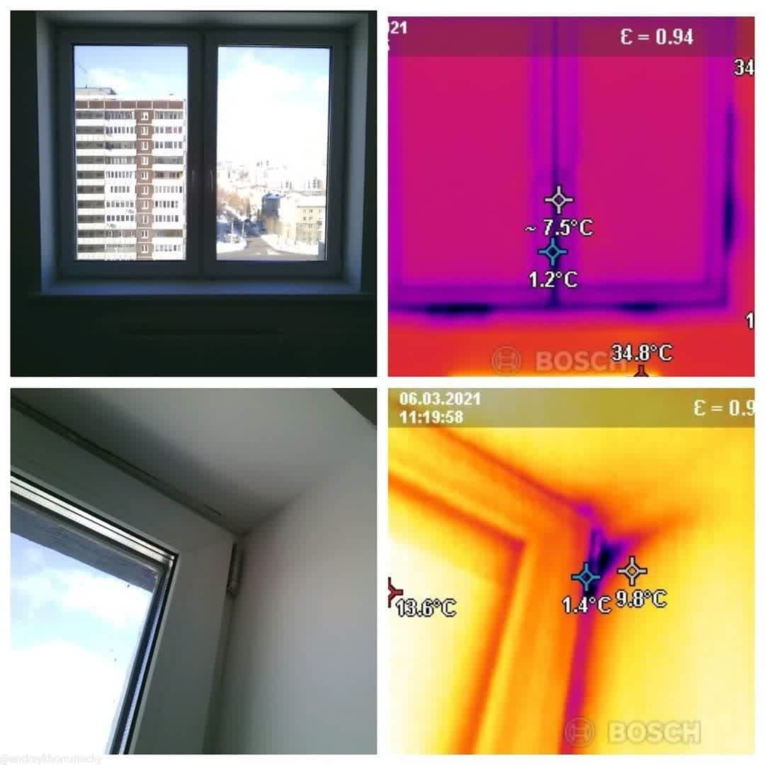 Окна, имеющие дефекты, не держат тепло в квартире