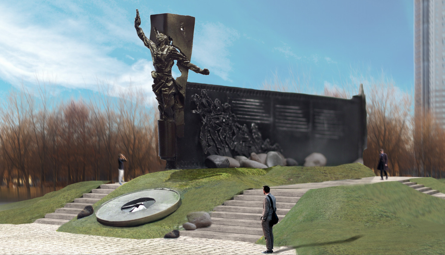 Проект памятника Героям России