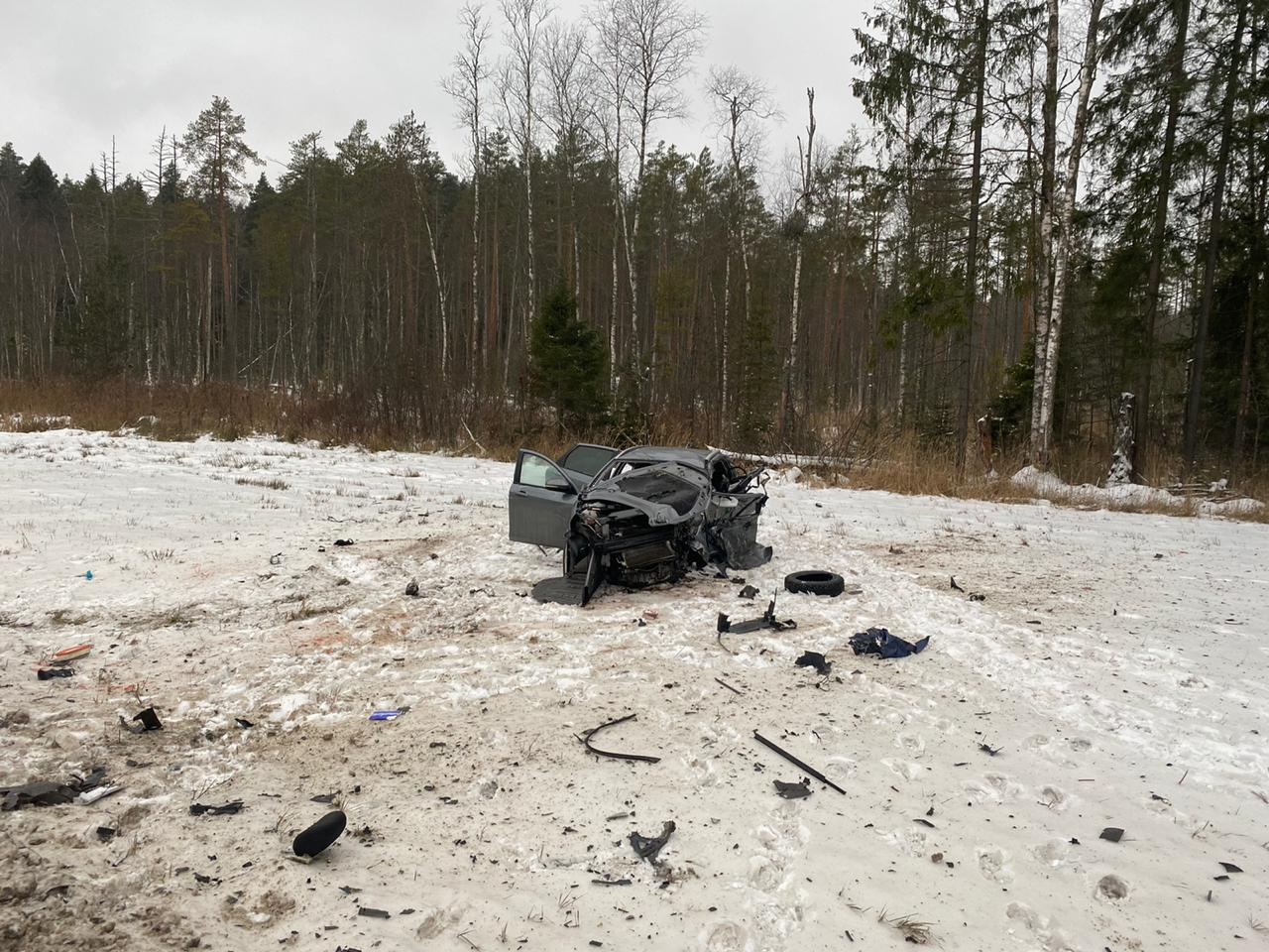 Кадры с места аварии Кадры с места аварии