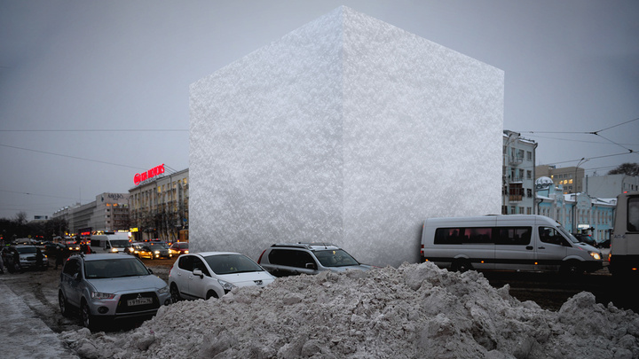 Сколько снега выпало в Екатеринбурге и сколько успели убрать? Показываем в одной картинке