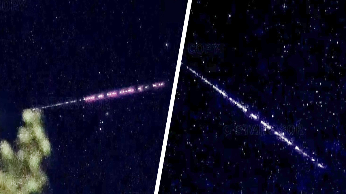 Свердловчане заметили в небе странные цепочки огней, похожие на «космические поезда». При чем тут Илон Маск?