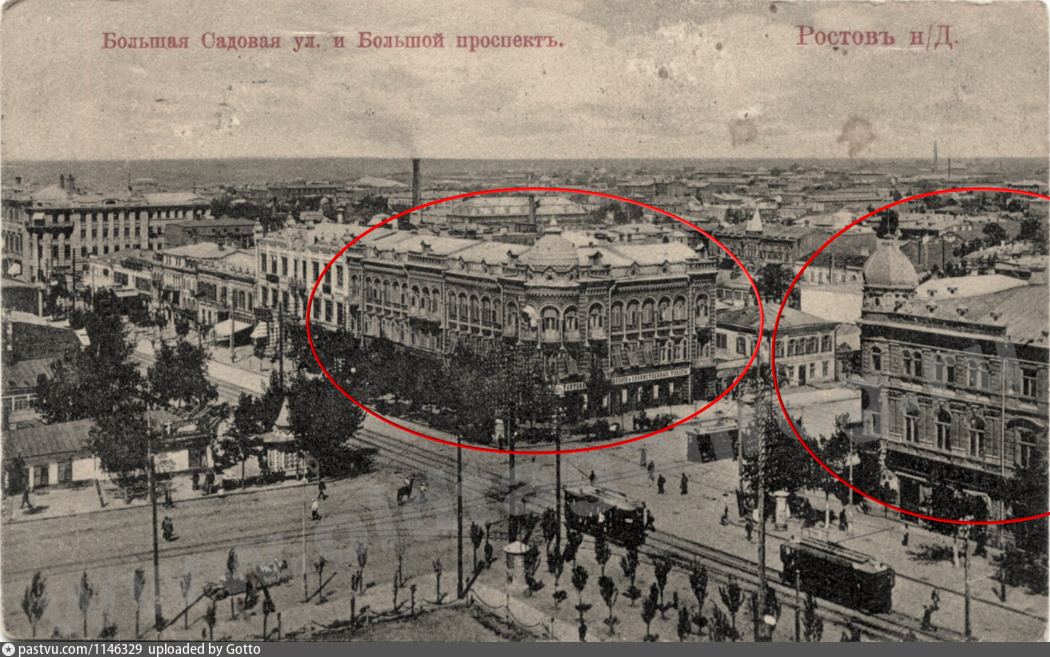 Вначале доходные дома имели по три этажа, но, когда в начале XX века в Ростове начался строительный бум, оба купца приняли решение надстроить дома до пяти этажей