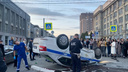 Что грозит водителю «Лексуса», из-за которого перевернулась машина ДПС в Новосибирске? Объясняет юрист