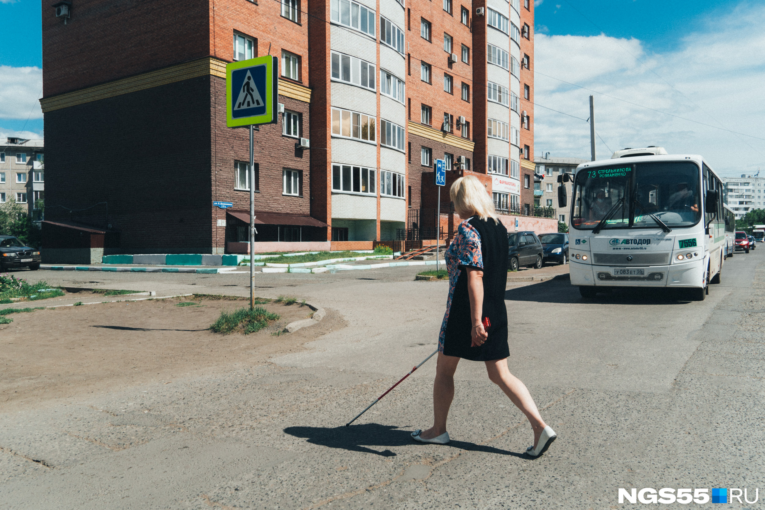 Звуковые светофоры в Омске в спальных районах — роскошь