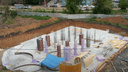 У ботанического сада залили фундамент нового детского епархиального центра