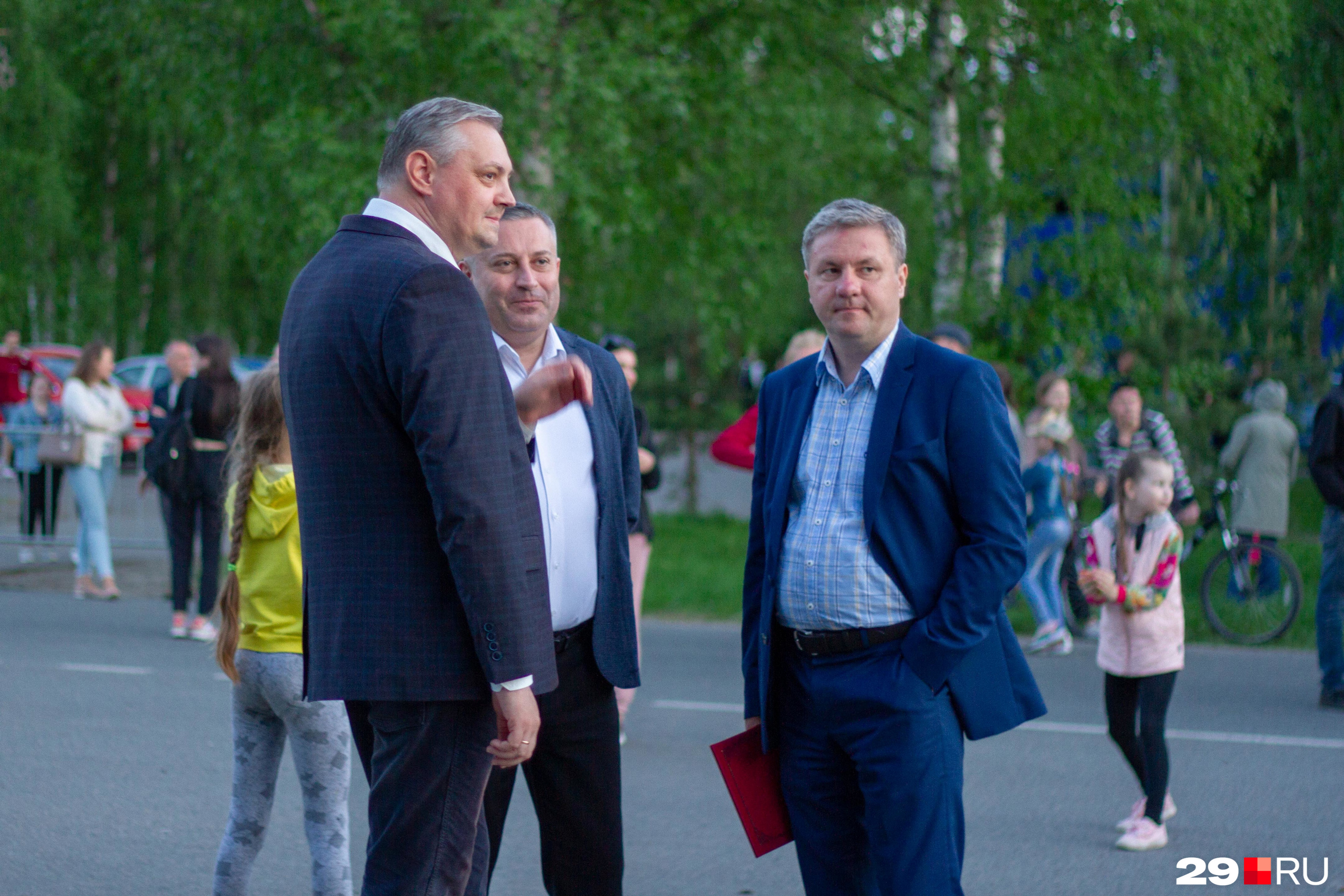Поздравить соседей приехал и глава Архангельска Дмитрий Морев Поздравить соседей приехал и глава Архангельска Дмитрий Морев
