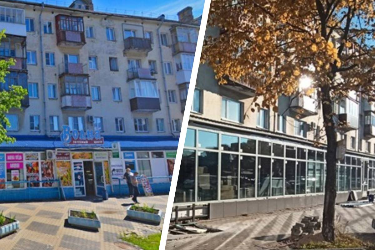 Всё-таки на некоторых зданиях снимают старые вывески Всё-таки на некоторых зданиях снимают старые вывески