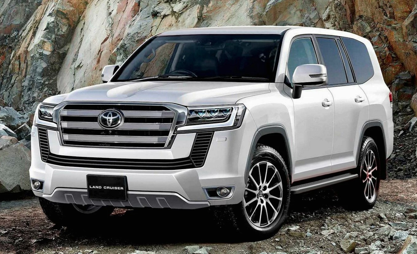 Один из вариантов дизайна Land Cruiser 300, якобы отрисованный по пресс-формам, которые используются для изготовления деталей автомобиля<br> Один из вариантов дизайна Land Cruiser 300, якобы отрисованный по пресс-формам, которые используются для изготовления деталей автомобиля<br>