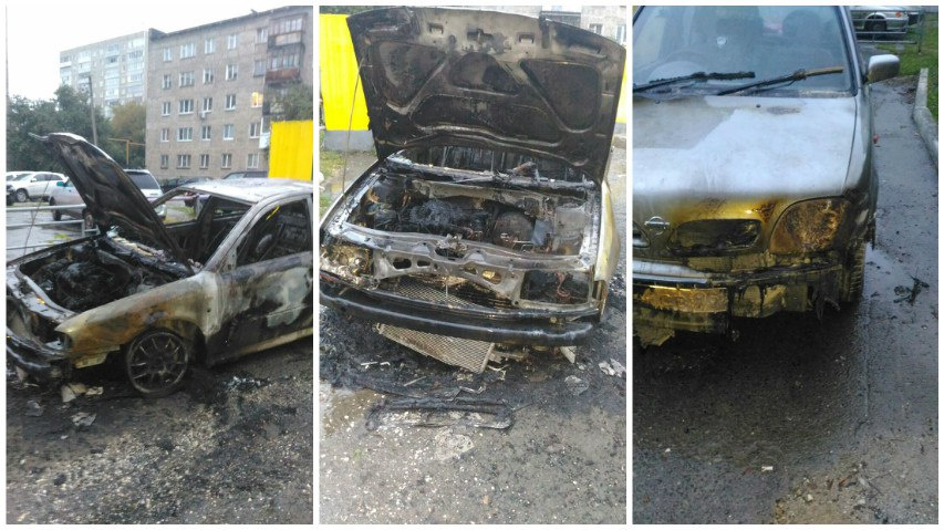 После поджога двух машин в 2016 году их хозяйка оценила ущерб в полмиллиона рублей