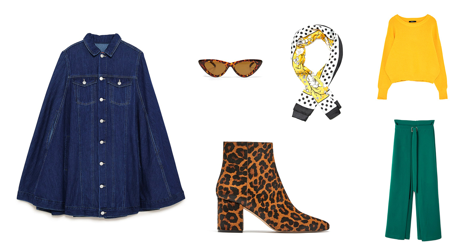 <i class="_">Платок 999, Stradivarius; свитер 2999, кейп 4999 — всё Zara; брюки 5499 — Mango; подобные очки можно найти в Zara</i> <i class="_">Платок 999, Stradivarius; свитер 2999, кейп 4999 — всё Zara; брюки 5499 — Mango; подобные очки можно найти в Zara</i>
