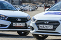 Hyundai Solaris 2017 vs Lada Vesta.  
