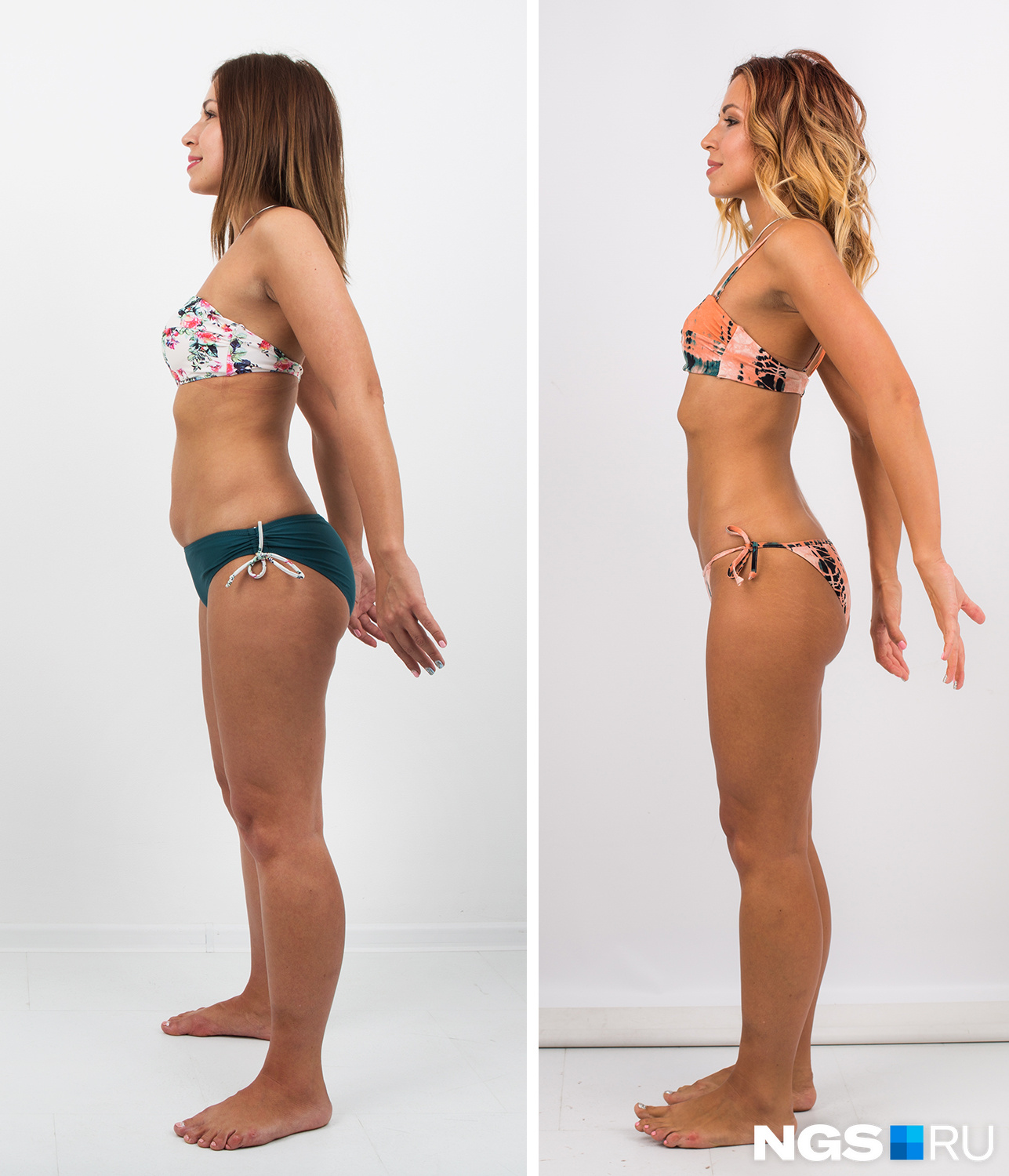 Похудение в спортзале фото до и после