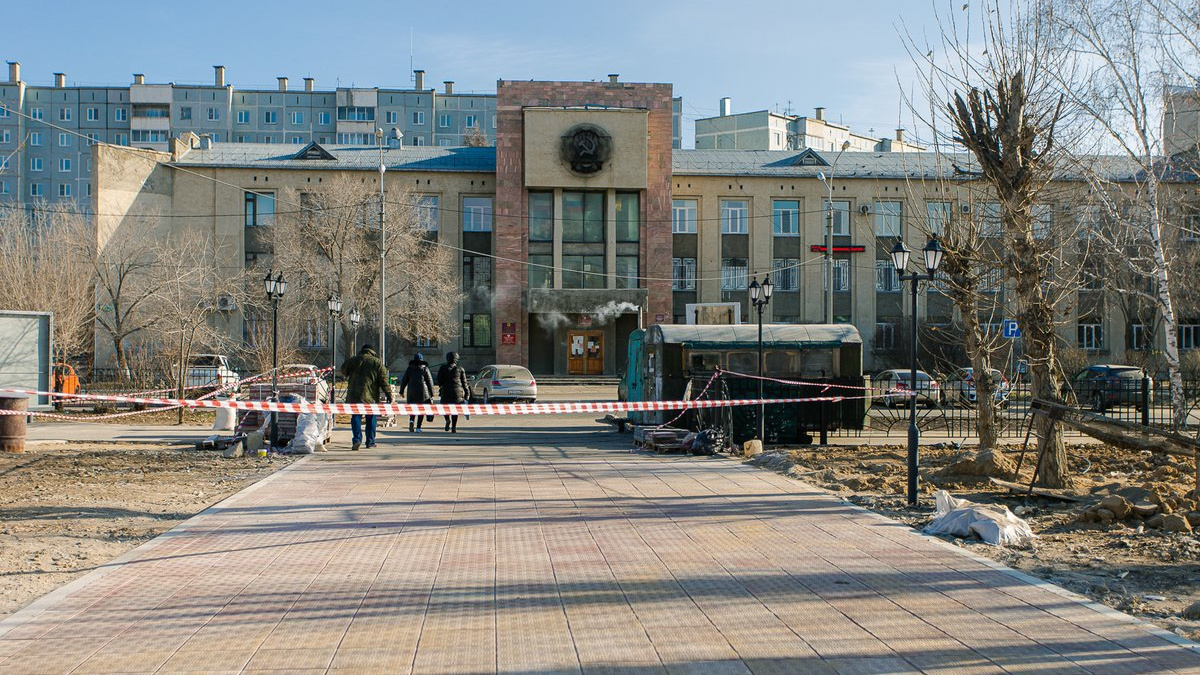 Ремонт сразу после ремонта — как в Забайкалье реконструируют площади