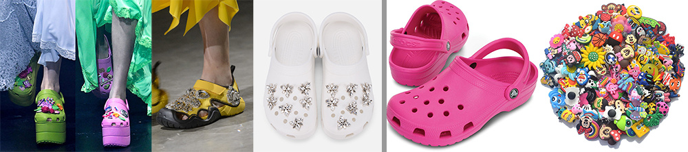 <i class="_">Слева: 850 долларов, Balenciaga,475£, Christopher Kane</i><br><i class="_">Справа: 2499 рублей, Crocs; Jibbitz — от 129 до 349 рублей (1 шт.)</i> <i class="_">Слева: 850 долларов, Balenciaga,475£, Christopher Kane</i><br><i class="_">Справа: 2499 рублей, Crocs; Jibbitz — от 129 до 349 рублей (1 шт.)</i>