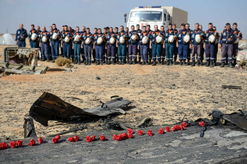 Почтили память погибших и на Синае — там, где упал подорванный самолет