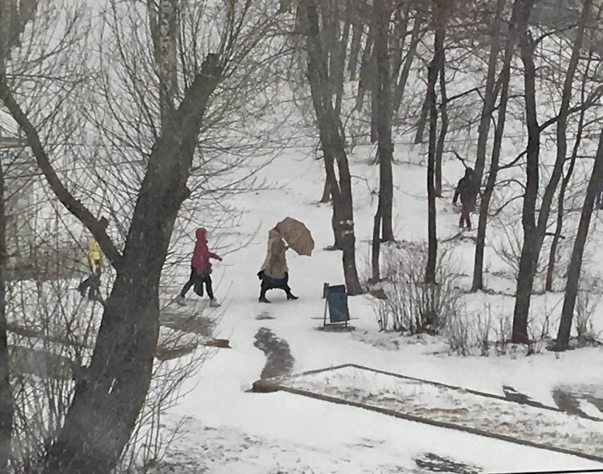Мэри Поппинс ждала попутного ветра, а выпал снег.  <i class="_">Фото: Екатерина Воронкова</i>