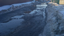 Дороги Новосибирска начали уходить под воду