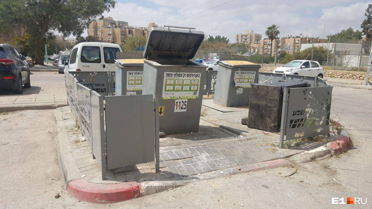 Контейнерная площадка в Израиле