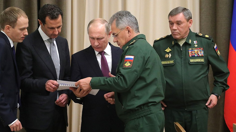 Владимир Путин заявил о скором завершении военной операции в Сирии