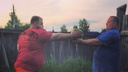 Видео: Красноярский чемпион по пощёчинам разбил арбуз одним ударом