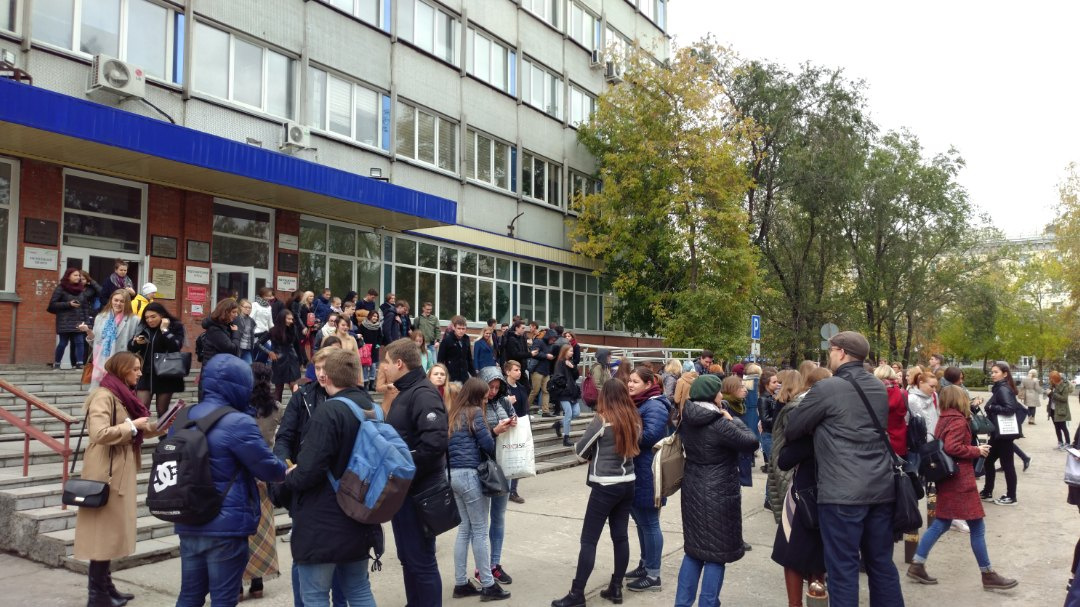 Эвакуация в НГТУ Эвакуация в НГТУ