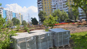 Крымскую площадь в Самаре ремонтируют круглосуточно