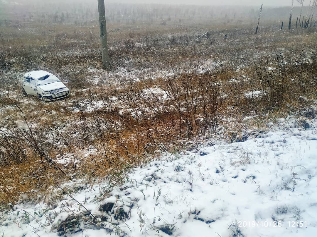 Авария произошла в 18 км от Шарыпово 