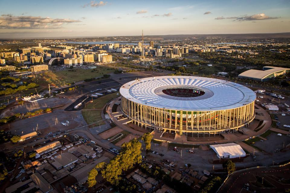 Национальный стадион «Бразилиа» построен в 2013 году для проведения матчей ЧМ-2014