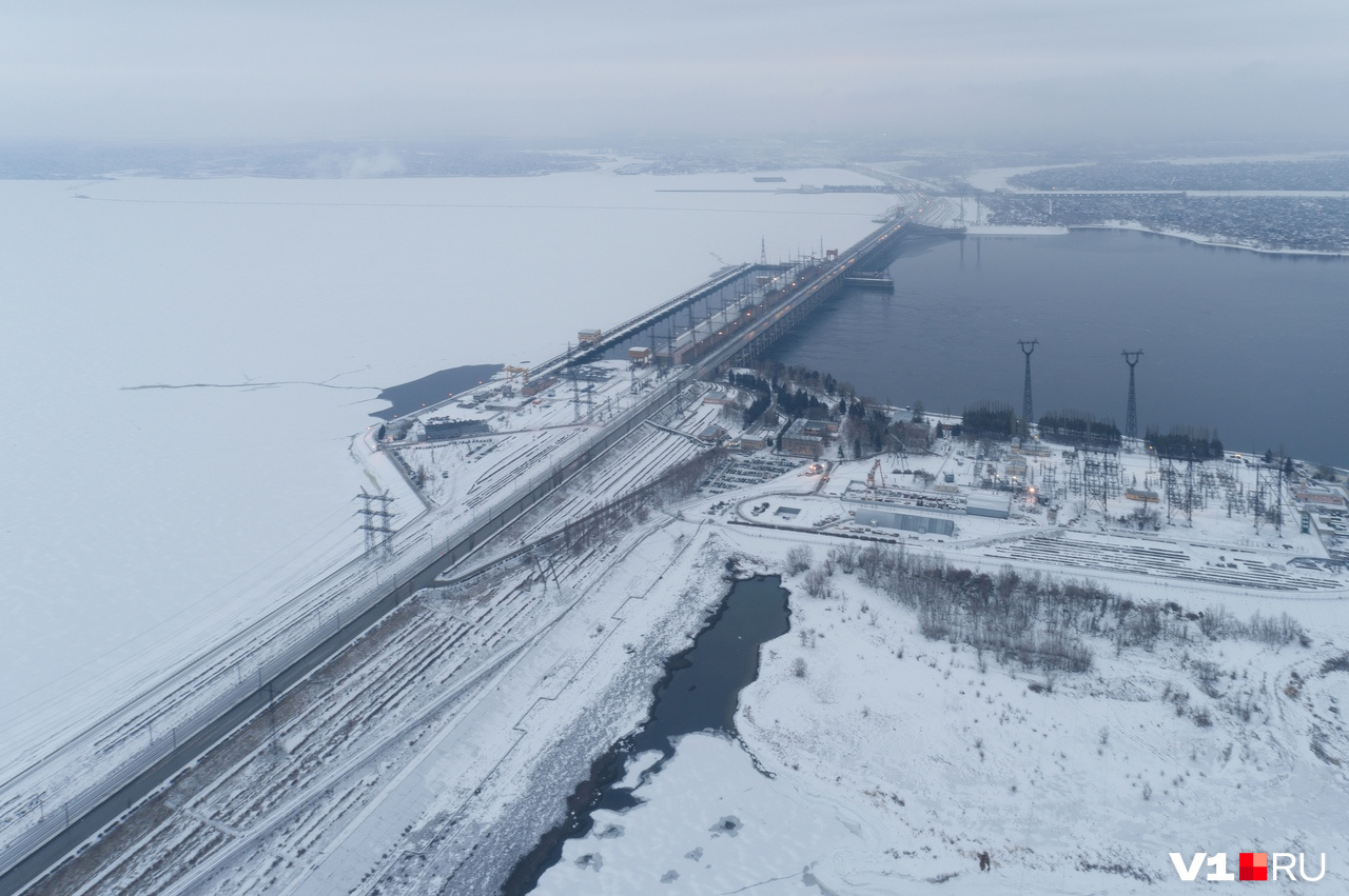 Волжская ГЭС — крупнейшая в европейской части России 