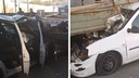 В Ростове на Ларина «Рено-Логан» протаранил две машины. Есть пострадавшие